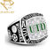 Personalizzi l'anello di campionato d'argento di calcio del metallo mette in mostra gli anelli di campionato per i gruppi