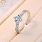 3A zircone Sterling Silver Custom Wedding Rings per le donne
