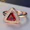 Diamond Engagement Women 18k ha personalizzato l'anello d'argento